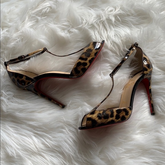 ❌ SOLD ❌ Christian Louboutin Senora 100mm Leopard - Picture 2 of 6